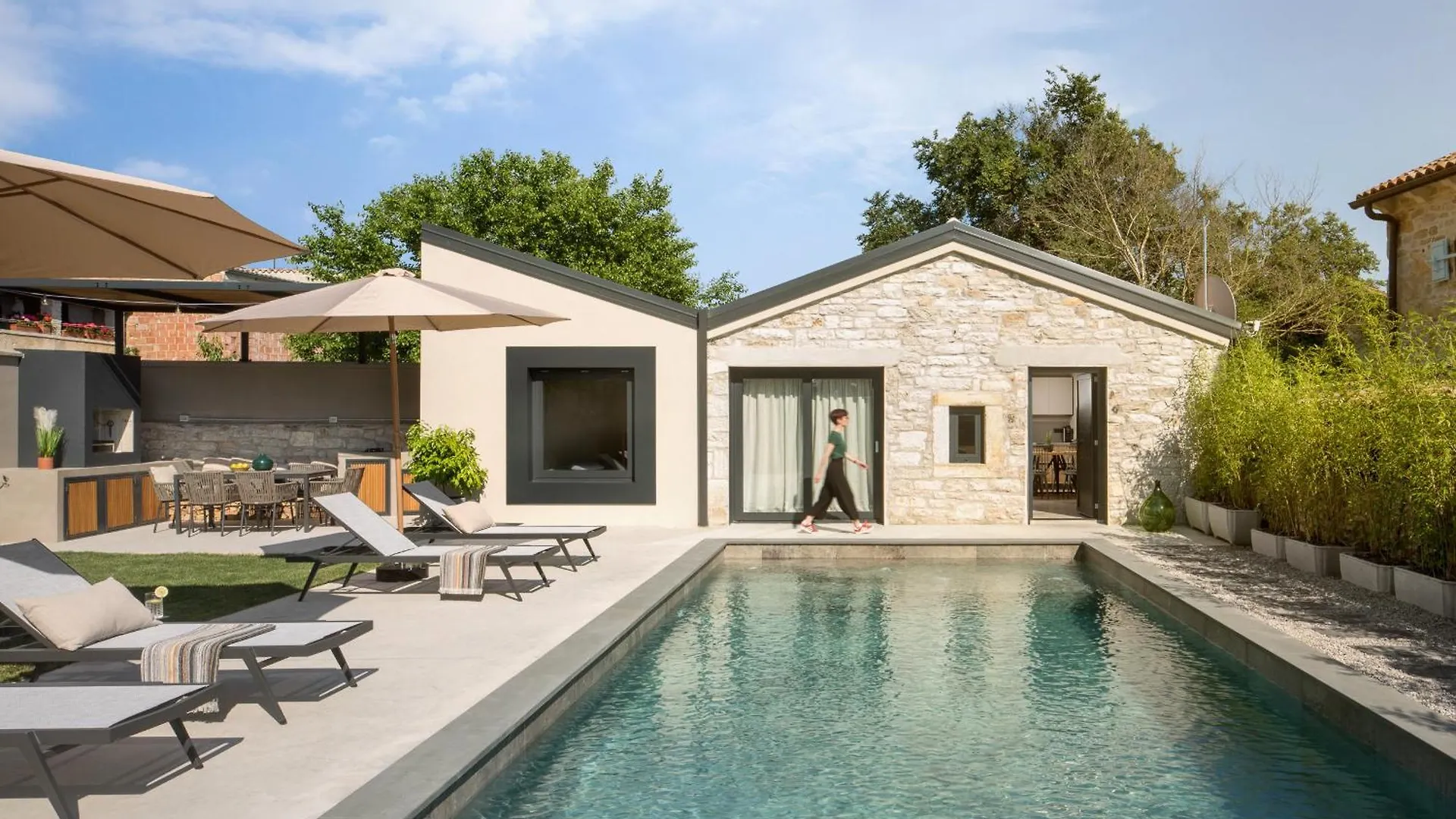 Modern Villa Bino&Marija With Pool In Porec Kirmenjak Horvátország